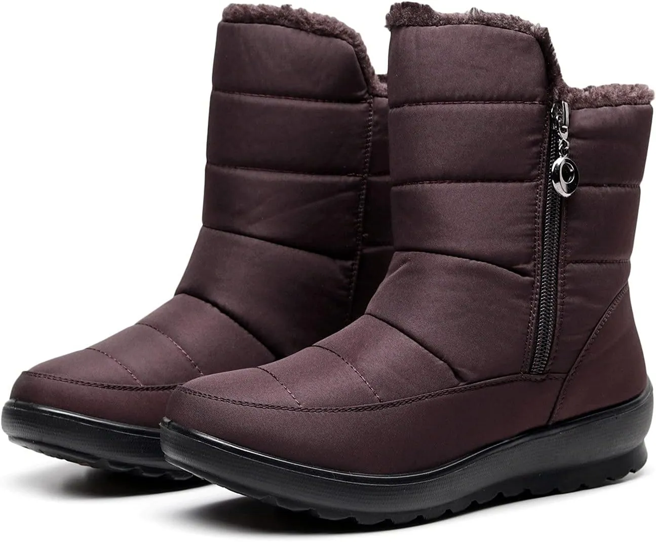Winter Boots for Women Waterproof Snow Insulated Womens Snow Boots Cute Womens Snow Pants Waterproof Insulated Womens Waterproof Boots Slip on Botas Para Mujer De Invierno Para La Nieve