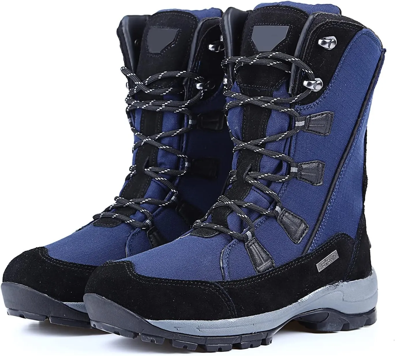 Winter Boots Mens Women Waterproof Walking Boots Warm Fur Lined Snow Shoes Men's Boots Womens for Hiking Trekking Walking Climbing, Lightweight Outdoor Lace Up Snow Shoes