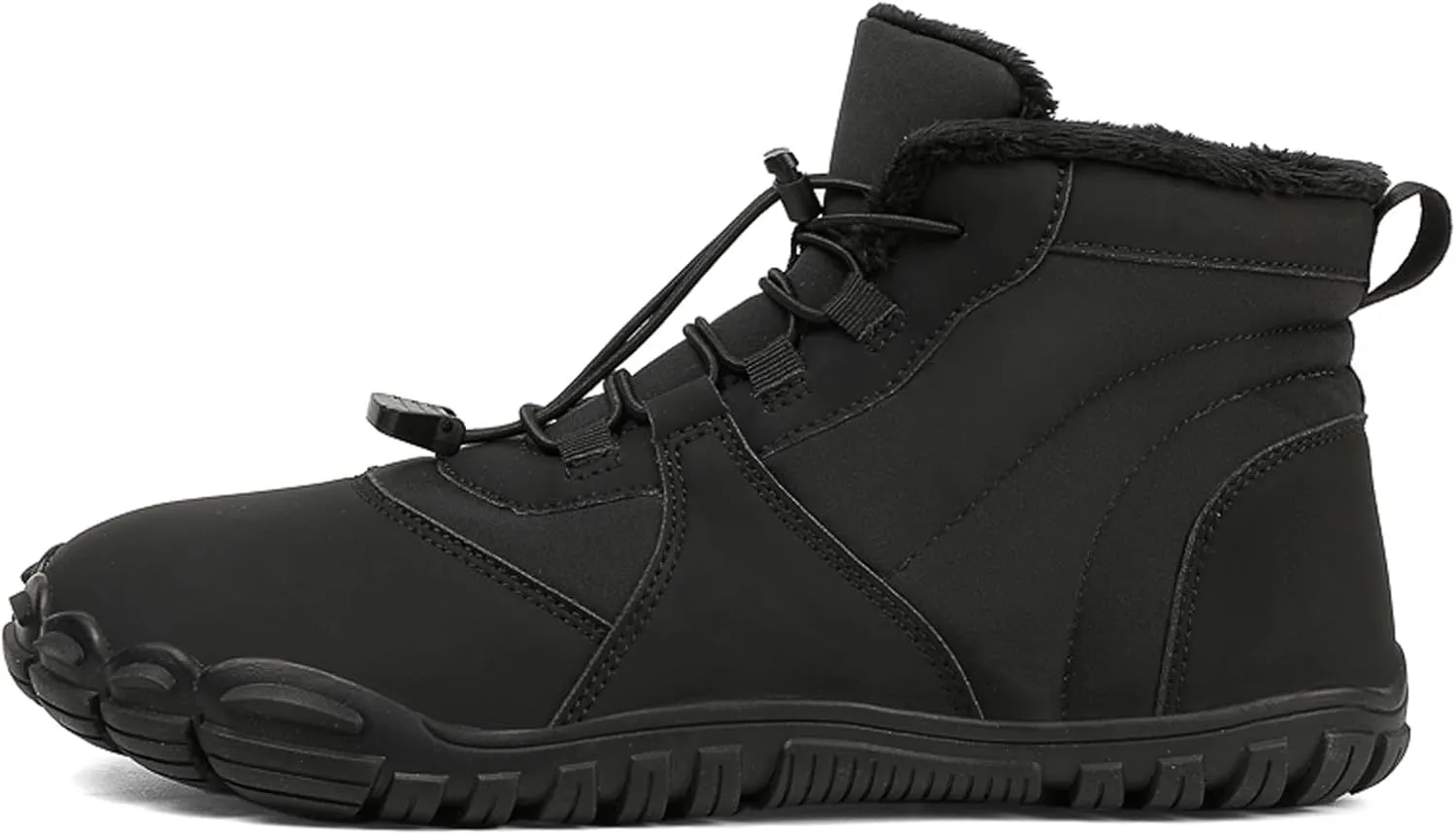 Winter Hiking Barefoot Boots Water-Resistant Warm Lining Wide Toe Box Boots Minimalist Zero Drop Sole Sneakers For Men and Women