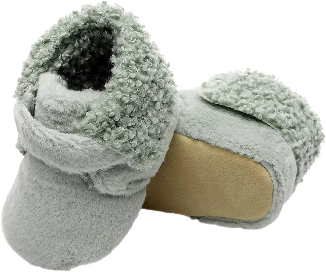 Winter Toddler Boots Soft Baby Walkers Boots Girls Shoes Snow Warm Cotton First Boys Plush Infant Baby Shoes Winter Boots 8t