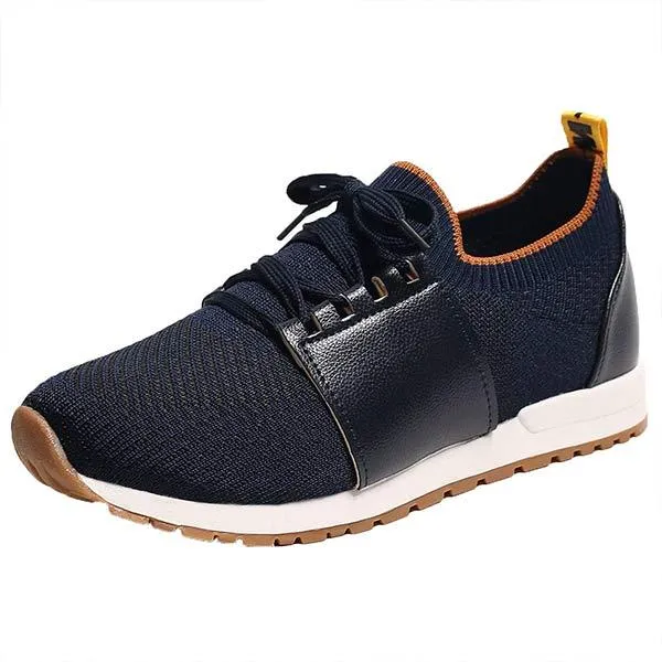 Women's Flat Lace Up Casual Sneakers 86622294C