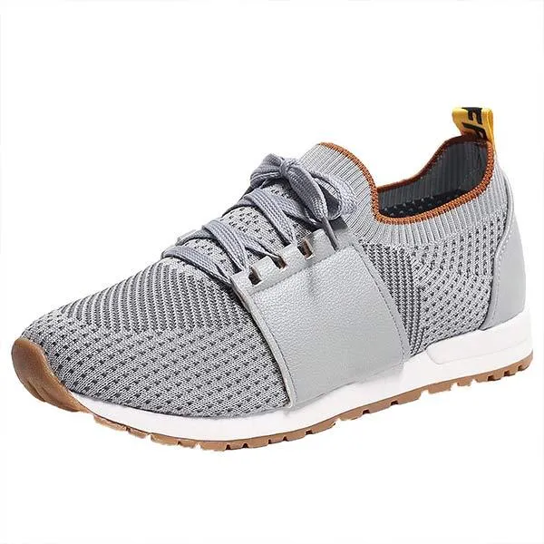 Women's Flat Lace Up Casual Sneakers 86622294C