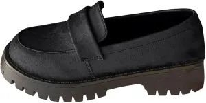 Womens Penny Loafers Comfortable Dressy Arch Support Walking Shoes Breathable Driving Loafers Casual Slip On Shoes