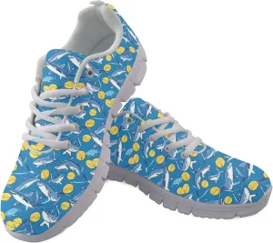 Womens Sports Trainer Shoes Girls Running Causal Travel Sneakers Outdoor Walking Low Heel Lace up Breathable Lightweight Shoe