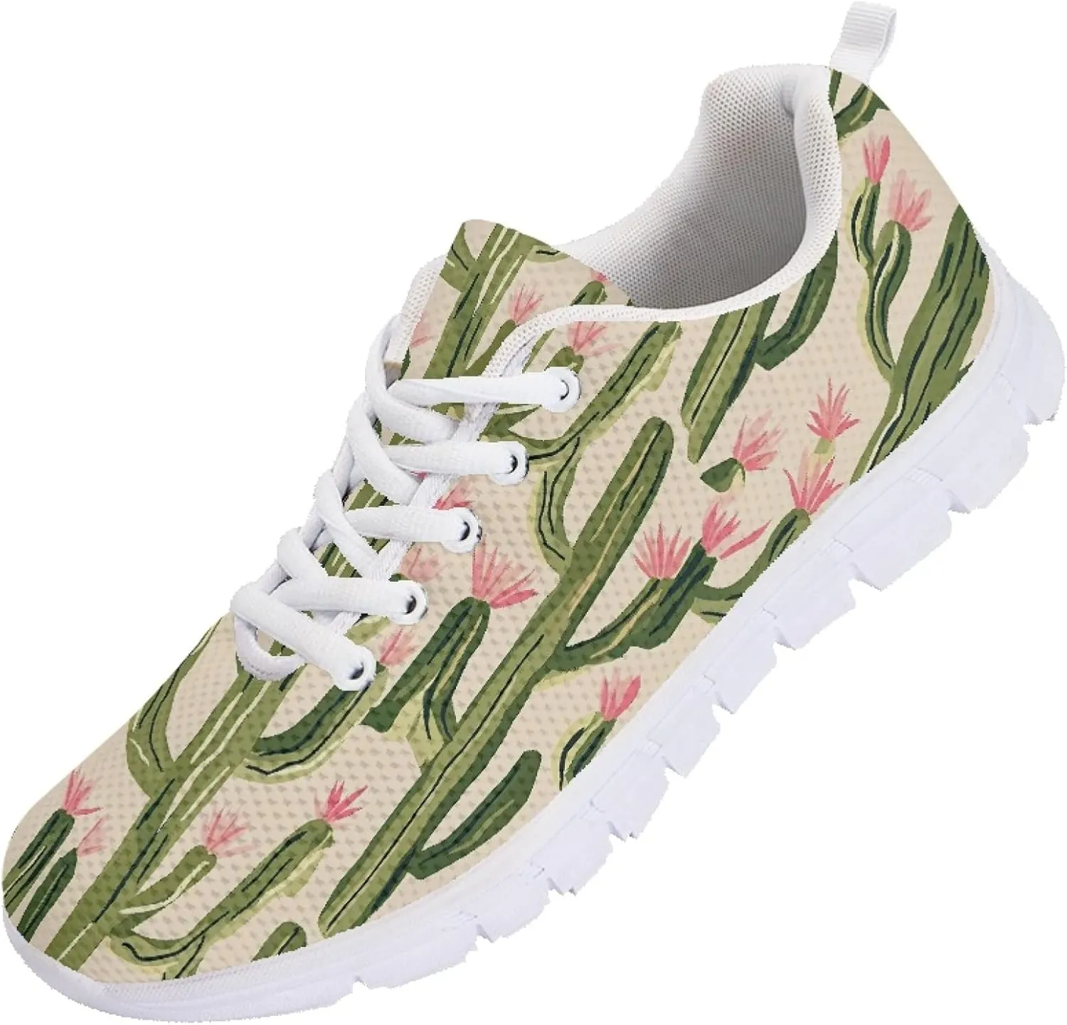 Womens Sports Trainer Shoes Girls Running Causal Travel Sneakers Outdoor Walking Low Heel Lace up Breathable Lightweight Shoe