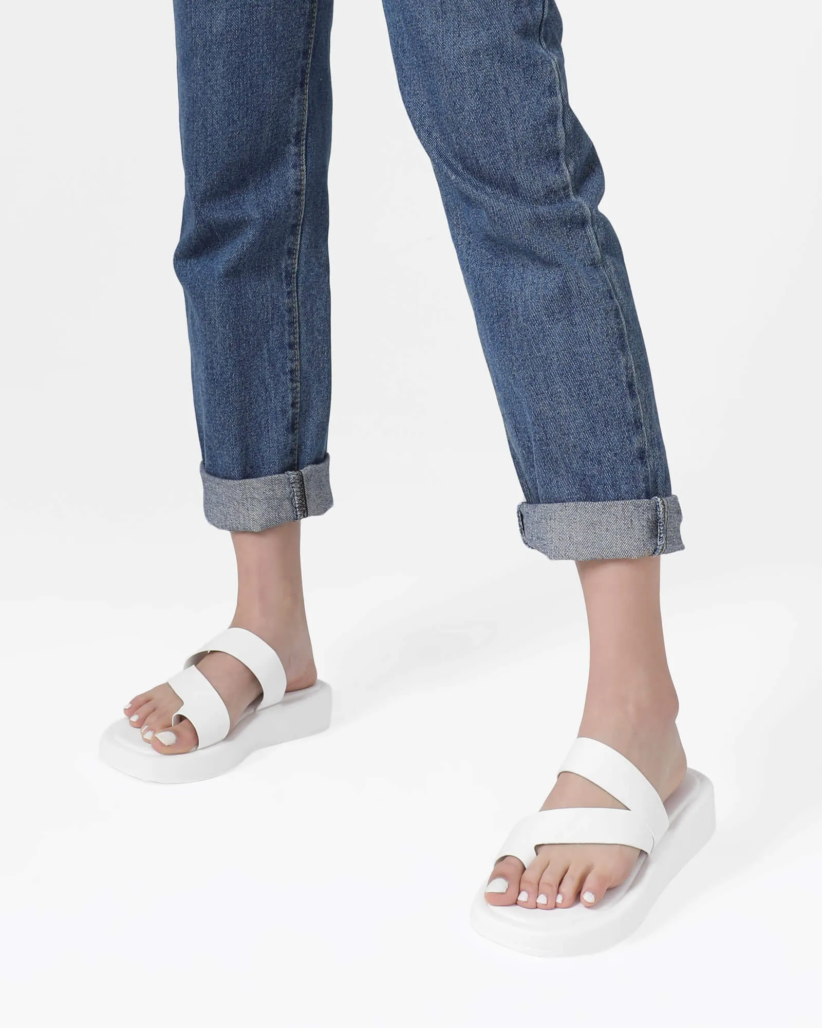 Women's Toe Ring Slide Sandals