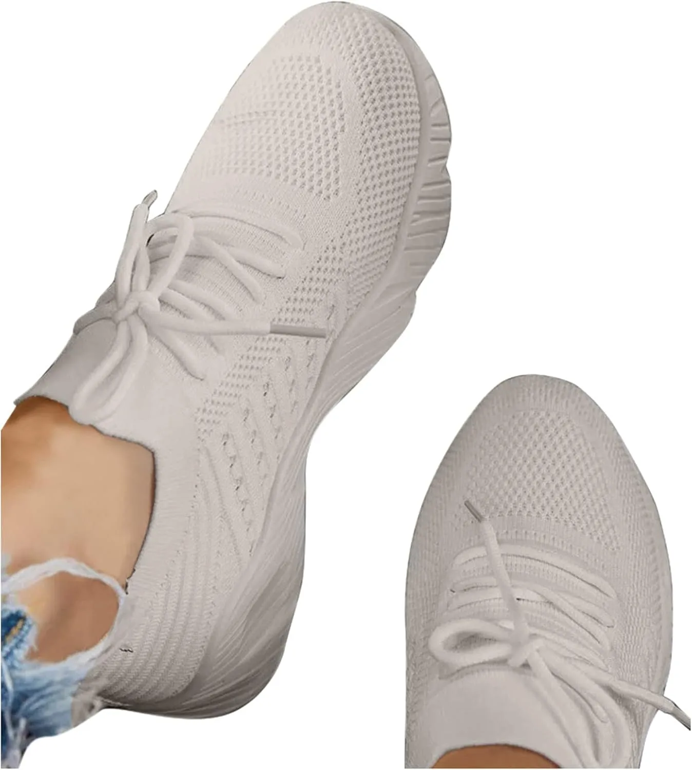 Womens Walking Shoes Orthopedic Shoes for Women Womens Lightweight Casual Sneakers for Gym Travel Work