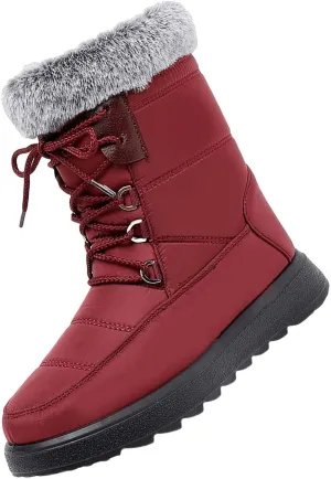 Women's Winter Boots Wide Width Leather Ankle Boots for Women Low Heel for Winter Womens Boots Winter Snow Shoes for Women Snow Boots Women Wide of Today