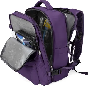 WONHOX Large Travel Backpack Carry on Flight Approved Laptop Work Business Backpack for Women Men Mochila de Viaje
