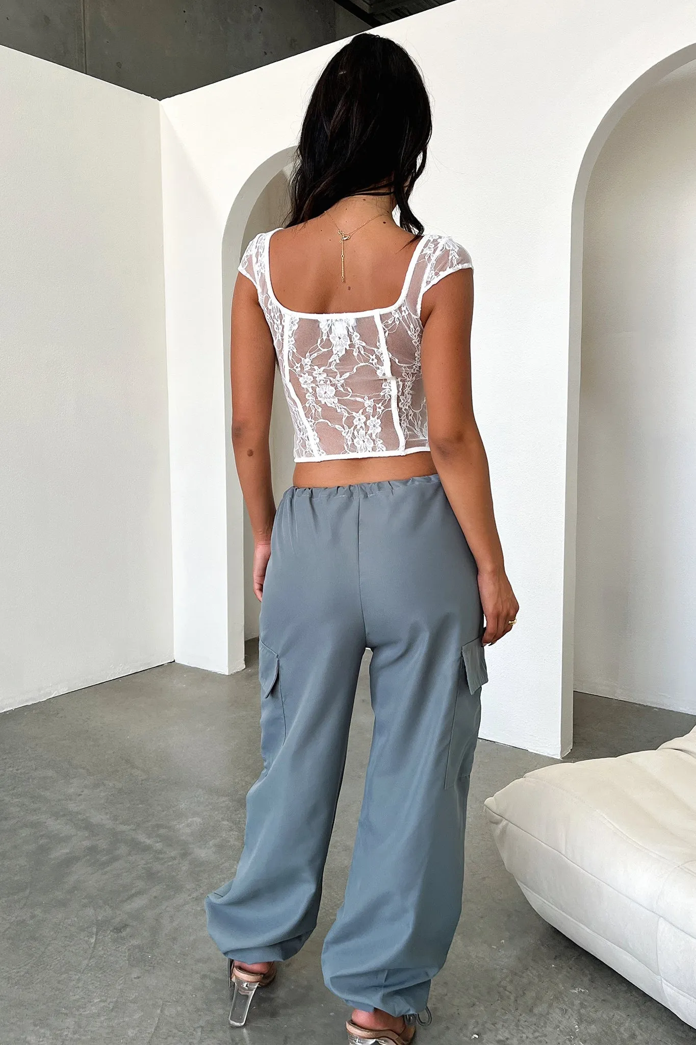 Zanna Crop - White